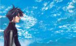  black_hair male_focus seki_rei_shiroe sky solo toward_the_terra uniform 