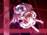  barefoot bat_wings etogami_kazuya feet remilia_scarlet solo touhou wings 