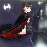  cape elbow_gloves gloves original solo thighhighs vampire yozora zettai_ryouiki 