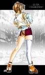  asymmetrical_clothes miniskirt original single_thighhigh skirt solo thighhighs yuuse_kouichi 