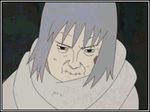  animated animated_gif bangs bangs_pinned_back battle chiyo_(naruto) cliff day grey_hair liver_spots lowres naruto_(series) naruto_shippuuden ninja old_woman outdoors puppet puppet_strings screencap short_hair 