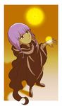  artist_request braid cloak noein purple_hair solo tobi_(noein) 