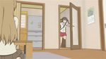  animated animated_gif lowres minami-ke minami_chiaki minami_haruka minami_kana multiple_girls screencap thighhighs 