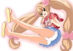  backpack bag date_(senpen) hair_bobbles hair_ornament kodomo_no_jikan kokonoe_rin long_hair panties pantyshot randoseru solo underwear very_long_hair 