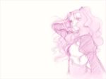  lowres monochrome neviril obana_(artist) pink simoun sketch solo 