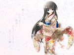  japanese_clothes kimono long_hair shion_(kawasemi) solo toono_akiha tsukihime wallpaper 