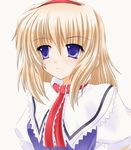  alice_margatroid animated animated_gif blonde_hair capelet hairband lowres shirotsuki_kouta short_hair solo touhou white_capelet 