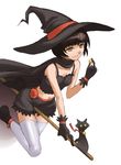  camisole halloween hat jumpei original solo thighhighs witch_hat 