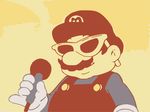  absurdres artist_request glasses highres male_focus mario mario_(series) solo super_mario_bros. 