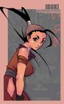  black_hair brown_eyes diana_jakobsson hair_pulled_back hip_vent ibuki_(street_fighter) ninja origami solo street_fighter street_fighter_iii_(series) 