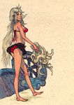  artist_request bare_arms bikini blonde_hair original skirt solo swimsuit tentacles 