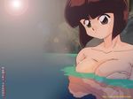  artist_request breasts large_breasts nude onsen ranma_1/2 solo tendou_nabiki wallpaper 