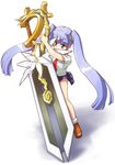  gretel_(otogi-jushi_akazukin) otogi-juushi_akazukin solo sword twintails weapon yn1982 