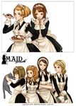  cat food maggi maid multiple_girls original pie 