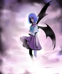  alternate_costume bat_wings remilia_scarlet satori_(transient_wind) school_uniform serafuku solo touhou wings 