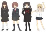  blazer jacket multiple_girls original pantyhose school_uniform shiratama_shima 