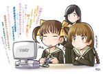  chibi controller fukuzawa_yumi game_controller maria-sama_ga_miteru multiple_girls ogasawara_sachiko partially_translated playing_games sameha_ikuya shimazu_yoshino translation_request 