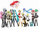  6+girls acme_iku akita_neru annotated aqua_hair bad_id bad_pixiv_id brother_and_sister cellphone crossover detached_sleeves drill_hair everyone hachune_miku hatsune_miku juon_kiku kagamine_len kagamine_rin kaito kasane_teto long_hair maidloid meiko multiple_boys multiple_girls phone siblings spring_onion suguru thighhighs tonarine_sai twin_drills twins twintails utau very_long_hair vocaloid voyakiloid yowane_haku zatsune_miku 