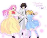  2girls artist_request code_geass dress euphemia_li_britannia formal lelouch_lamperouge multiple_girls nunnally_lamperouge suit 