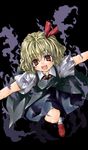  bad_id bad_pixiv_id blonde_hair darkness outstretched_arms red_eyes ribbon rumia sasakura_koneri short_hair solo spread_arms touhou 