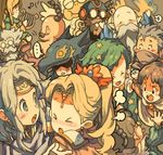  &gt;_&lt; 6+boys bad_id bad_pixiv_id blush cain_highwind cecil_harvey chibi chocobo cid_pollendina closed_eyes edward_geraldine everyone final_fantasy final_fantasy_iv fusuya hug lowres multiple_boys multiple_girls nessie_(kska) palom porom rosa_farrell rydia tella yang_fang_leiden 