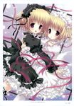  dress garter lolita_fashion morinaga_korune thigh-highs 