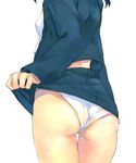 amasawa_yuuko ass dennou_coil mikage_sekizai panties pencil_skirt school_uniform skirt skirt_lift solo underwear 