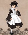  black_hair copyright_request dress gothic lowres short_hair solo taniguchi_mai 