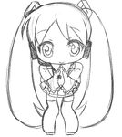  animated animated_gif dancing greyscale hatsune_miku long_hair lowres manji_taba microphone monochrome solo thighhighs twintails very_long_hair vocaloid 