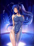  :o arms_behind_back bangs blue_eyes blue_hair breasts cameltoe competition_school_swimsuit competition_swimsuit covered_nipples crossed_legs glowing hayase_mitsuki highleg highleg_swimsuit highres impossible_clothes impossible_swimsuit kimi_ga_nozomu_eien large_breasts long_hair looking_at_viewer one-piece_swimsuit open_mouth ponytail see-through shiny shiny_skin sidelocks solo speedo_(company) standing swimsuit thigh_gap thighs third-party_edit very_long_hair water wet wet_hair 