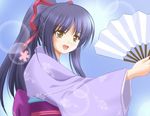  fan folding_fan fujisaki_nadeshiko japanese_clothes kimono lowres male_focus otoko_no_ko shiumai shugo_chara! solo 