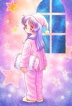  artist_request hat himekawa_kotone pajamas pillow sleepy solo to_heart 