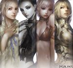  armor artist_request knight medieval multiple_girls pale_skin realistic white_hair zera 
