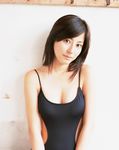  1girl asian highres looking_at_viewer mizugi photo solo sugimoto_yumi swimsuit 