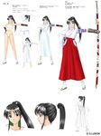  biko_3 black_hair character_sheet jpeg_artifacts long_sword ponytail sarashi sword weapon 