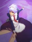  bad_id bad_pixiv_id blue_eyes blue_hair braid hase_neet izayoi_sakuya maid solo torn_clothes touhou 