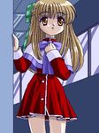  kanon kurata_sayuri lowres masakichi_(crossroad) oekaki red_skirt school_uniform skirt solo 