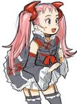  copyright_request gothic lowres pink_hair poporon solo thighhighs twintails 