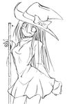  bathory greyscale heart kaminagi_(kaminagi-tei) monochrome ragnarok_online solo witch 