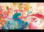  alice_margatroid doll hairband highres ribbon short_hair solo spell_card touhou xero yellow_eyes 