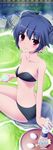  aqua bikini himawari_(blank-note) stick_poster swimsuits tatsukichi 