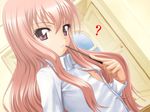  40010prototype ? breasts long_hair louise_francoise_le_blanc_de_la_valliere medium_breasts nipple_slip nipples pink_eyes pink_hair solo zero_no_tsukaima 