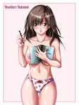  breasts ichigo_100_percent large_breasts panties shinozuka_jouji solo topless toujou_aya underwear 