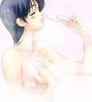  bad_id bad_pixiv_id closed_eyes kamia_(not_found) nude original showering solo washing yukino_sayuri 