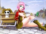  artist_request creator gloves panda pink_hair ragnarok_online solo 