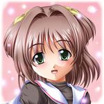  bad_id bad_pixiv_id bangs blush cardcaptor_sakura happy kinomoto_sakura sazanami_(artist) solo 