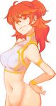  bad_id bad_pixiv_id bottomless freckles gundam gundam_00 kitayama nena_trinity no_panties red_eyes red_hair solo 