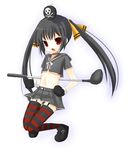  bad_id bad_pixiv_id golf_club kooh pangya solo striped striped_legwear thighhighs twintails yuzuki_(yuduame) 