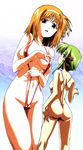  :o arm_behind_back ass back bangs blue_eyes blush bow breasts breasts_apart cameltoe embarrassed fingernails from_behind from_below fuyou_kaede gradient gradient_background green_hair groin hair_bow hair_ribbon hairband hand_on_thigh hands hosoda_naoto kneepits large_breasts leaning long_fingernails looking_at_viewer looking_back looking_down multiple_girls navel official_art one-piece_swimsuit one-piece_thong open_mouth orange_hair pinky_out ribbon shadow shigure_asa short_hair shuffle! sideboob sidelocks skindentation slingshot_swimsuit standing swimsuit thigh_gap thighs tress_ribbon 