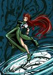  dragon fechirin hong_meiling long_hair red_hair solo touhou very_long_hair 